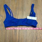J.Crew  Dark Blue Heritage Scoopneck Bikini Top 90s XS Swimsuit Resortwear Beach Photo 1