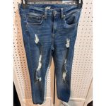 AERO High Rise‎ Jegging Jeans Size 4 Short Distressed Blue Denim Skinny Photo 1