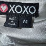 XOXO Y2K vintage  sequin cami top beaded strappy double layer medium white tank Photo 3