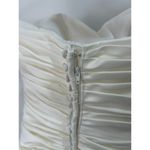 Beautiful Strapless Fit & Flare Wedding Dress + Veil Size XS White Photo 3