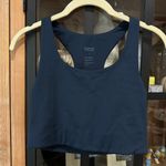 Girlfriend Collective Paloma Racerback bra midnight navy seamless workout tank Photo 3