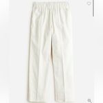 J.Crew  Astrid Wide Leg Crop Chino Pant S Natural Beige Trouser Women’s Sz S Photo 1