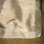 Gold Hawk 100% Silk Elegant Creamy Light Brown Sleeveless Pom Photo 7