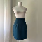 Wrapper Vintage ‘90s Just for Wraps by Dark Teal Pencil Mini Skirt Photo 2