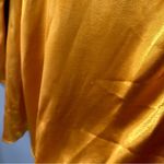 NWT House of Harlow 1960 Revolve Krisha Long Sleeve Mini Dress Yellow Gold Small Photo 6