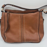 Montana West  Studded Saddle Tan Leather Purse Concealed Carry Handbag cognac‎ Photo 0