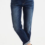 American Eagle  Stretch Tomgirl Dark Wash jeans Size 2 Photo 0