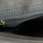 Southwestern Grey Crossbody Bag with Saddle Shape and Tassel Detail Gray Photo 13