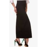 Telluride Clothing Co. Vintage Black Full Length Column Skirt size 6 Photo 5