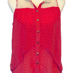 Heart soul  Sleeveless Top Size Small Pink White Photo 0