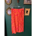 J Crew Wrap Midi Skirt in Guava Fresh Cantaloupe Women's Small Orange Photo 1