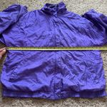 Lavon Vintage 90s  Nylon Windbreaker Track Jacket Vibrant Purple  Large Photo 5