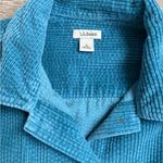 L.L Bean Women's Teal Comfort Corduroy Relaxed Shirt Photo 1