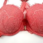 Victoria's Secret  Razorback Front Clasp Laced Lined Demi Bra Photo 1