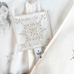 Johnny Was  V Neck Sleeveless Faces Print Tank Top White Small Photo 1