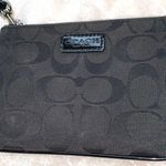 Coach Long Zip Monogrammed Wristlet Photo 1