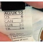 Niptuck Swim black and White Stripe One Piece Swimsuit size 6‎ Photo 4