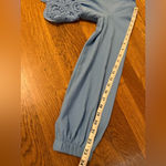 Nwt two piece wide leg pants and long sleeve matching top size M Blue Size M Photo 13