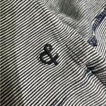 Crane & Lion Pima Cotton Maxi Dress Size 2 Storm Front Stripe Photo 10