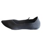 st. john's bay  Womens Flats Dark Grey Black Knit Pointed Toe Comfort Casual Photo 12