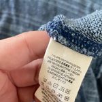 Free People we the  blue striped henley slinky hacci long sleeve top Photo 4