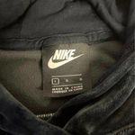 Nike velvet  crop sweatshirt black Photo 2