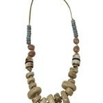 Anthropologie  Resin Beaded Statement Necklace Multicolor Photo 6