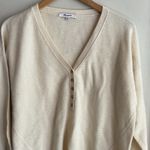 Madewell  Asherton Waffle Henley Sweater antique cream Photo 2
