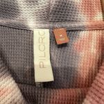 Pilcro and the Letterpress Pilcro Anthropologie Size Medium Angie Tie Dye Thermal Cowl Neck Waffle Knit Top Photo 2