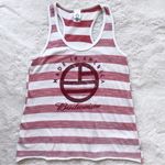 Budweiser Made in America Sleeveless Striped Racerback Tank Top Small Photo 5