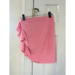 The Andamane Bubblegum Pink Ruffle Mini Skirt Photo 3