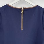 Sail To Sable Textured Bell Sleeve Top Blouse 3/4 Sleeve Back Zip Size Medium Photo 4