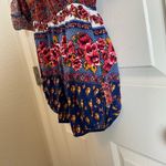 Forever 21  V-neck, long-sleeved romper a multicolor floral print size medium Photo 5