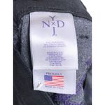 NYDJ  Black Crop Pants Women 6 Lift Tuck Linen Blend Classic Career Stretch Photo 5