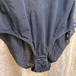 Samantha Chang Jet Set Sheer Black Mesh Bodysuit Large NWT Photo 3