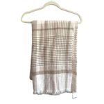 J.Crew NWT Marled Reversible Scarf Tan Cream Photo 1