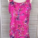 SWIMSUITS FOR Side Tie Blouson Tankini
Top Pink Floral Photo 0