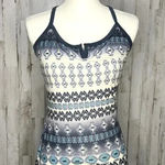 prAna Women's Multicolor Geometric Racerback Tank Top Size Small Yoga Workout Photo 0