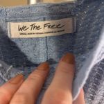 Free People  New Magic Long Sleeve Wide Scoop Waffle Knit Thermal Size Small Photo 3