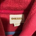 Diesel Vintage  Hot Pink Logo Hoodie size Small Photo 8