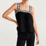 Ann Taylor Embroidered Tank Top Size M Photo 0