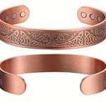 Tree of Life Pure Copper Magnetic Bracelet Cuff Bangle Pain Therapy Bracelet Photo 3
