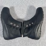 Easy Street Women's Black Vegan Ankle Bootie Size 9.5 Narrow Casual Flat Photo 5