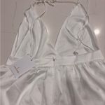 Lulus Elegant real love White satin Sleeveless Maxi Dress size S Photo 11