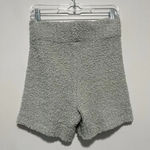 SKIMS  Cozy Boucle Knitted Fleece Shorts in‎ Aqua Pale Green Size Small/Medium Photo 4