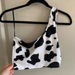 SheIn  one shoulder cow top Photo 0