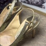 Jimmy Choo Gold Slingback Heels Photo 5