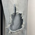 DL1961 Light Blue Maria Ankle High Rise Instasculpt Distressed Straight Jeans Photo 3