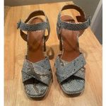 NY&C New York & Company Womens Adalia Platform, Square Heels, Rubber Outsole Blue Size 6 Photo 0