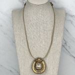 Chico's Multi Strand Wire Enamel Animal Reptile Print Pendant Necklace Photo 5